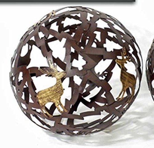 Dekokugel-Metall-mit-Rentier-D-18-cm-Gartenkugel-Kugel-Weihnachtsdeko-0 Dekokugel-Metall-mit-Rentier-D-18-cm-Gartenkugel-Kugel-Weihnachtsdeko-0