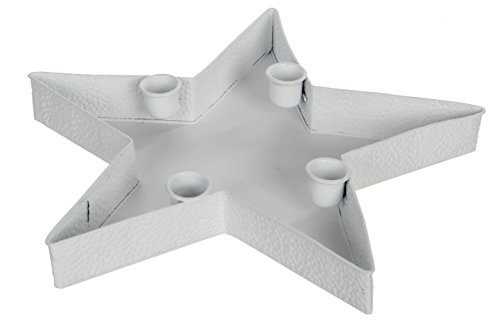 Kerzentablett-Adventstablett-Stern-weiss-fr-4-Kerzen-Kerzenleuchter-Adventskranz-0 Kerzentablett-Adventstablett-Stern-weiss-fr-4-Kerzen-Kerzenleuchter-Adventskranz-0