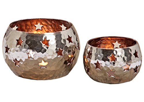 Kugel-Windlicht-Sterne-Landhaus-Metall-Teelichthalter-Kerzenhalter-2er-Set-0 Kugel-Windlicht-Sterne-Landhaus-Metall-Teelichthalter-Kerzenhalter-2er-Set-0