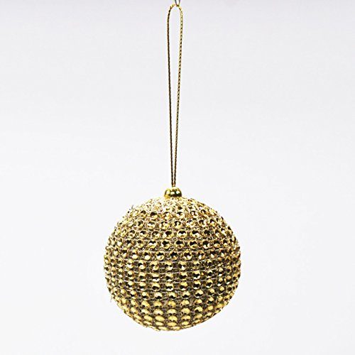 Strass-Christbaumkugel-Kunststoff-in-zwei-Farben-und-Gren-Farbe-gold-Gre-6-cm-0 Strass-Christbaumkugel-Kunststoff-in-zwei-Farben-und-Gren-Farbe-gold-Gre-6-cm-0