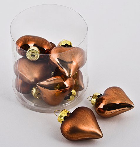 Weihnachtskugel-Herz-Premium-10er-Set-Glas-5x4x2cm-kupfer-Xmas-0 Weihnachtskugel-Herz-Premium-10er-Set-Glas-5x4x2cm-kupfer-Xmas-0