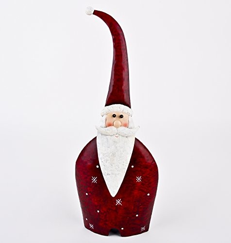 Weihnachtsmann-Deko-Figur-Metall-47x17cm-rot-weiss-0 Weihnachtsmann-Deko-Figur-Metall-47x17cm-rot-weiss-0