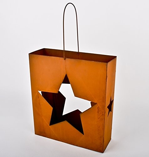 Windlicht-Laterne-Sterne-Metall-40x35cm-Edelrost-0 Windlicht-Laterne-Sterne-Metall-40x35cm-Edelrost-0