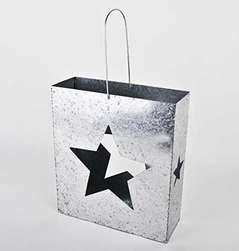 Windlicht-Laterne-Sterne-Metall-40x35cm-silber-0 Windlicht-Laterne-Sterne-Metall-40x35cm-silber-0