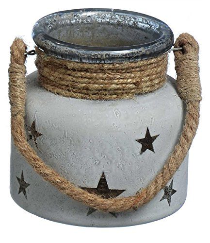 condecoro-Glas-Windlicht-Sterne-mit-Kordel-Teelichthalter-in-hellgrau-H-12cm-0 condecoro-Glas-Windlicht-Sterne-mit-Kordel-Teelichthalter-in-hellgrau-H-12cm-0