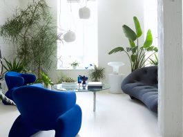 Ein modernes Loft in weiß direkt aus der Zukunft