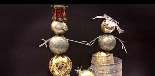 Eine bezaubernde neue Interpretation von Schneemänner-Figuren