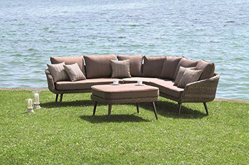 Hochwertige-Luxus-Poly-Rattan-Lounge-Glamour-mit-gedrehtem-Kunststoffgeflecht-in-Bananenblatt-Optik-und-wasserabweisenden-Kissen-von-Forma-0 Hochwertige-Luxus-Poly-Rattan-Lounge-Glamour-mit-gedrehtem-Kunststoffgeflecht-in-Bananenblatt-Optik-und-wasserabweisenden-Kissen-von-Forma-0