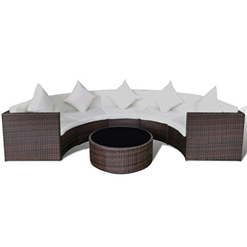 vidaXL-Gartenmbel-Halbrundes-Poly-Rattan-Sofa-Set-Mit-Tisch-Braun-0 vidaXL-Gartenmbel-Halbrundes-Poly-Rattan-Sofa-Set-Mit-Tisch-Braun-0