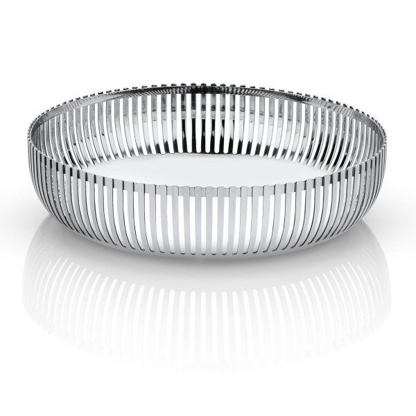 Alessi Alessi Korbschale 20 cm Edelstahl poliert silberfarben Alessi Alessi Korbschale 20 cm Edelstahl poliert silberfarben