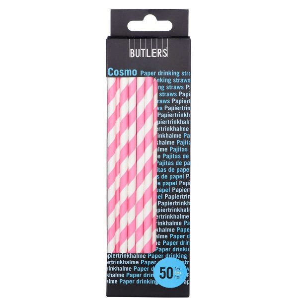 BUTLERS COSMO »Papiertrinkhalme« rosa BUTLERS COSMO »Papiertrinkhalme« rosa