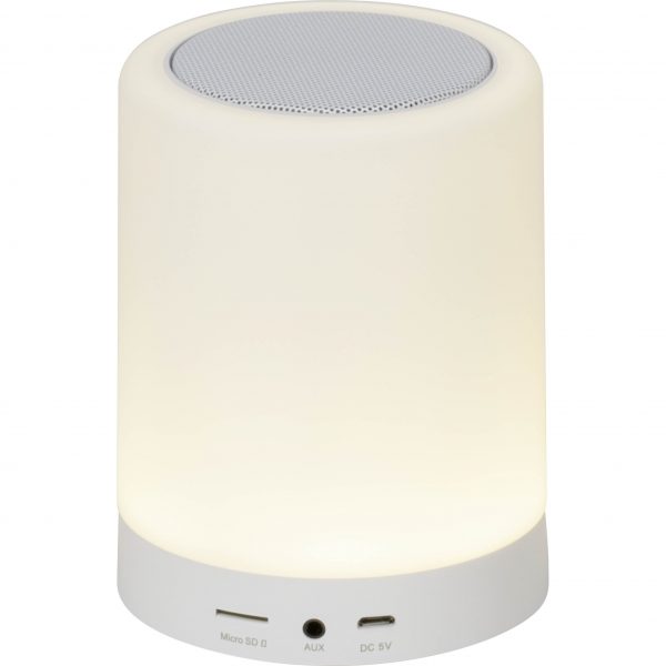 Brilliant Leuchten Sim LED Tischleuchte mit Bluetooth-Lautsprecher RGB weiß weiß Brilliant Leuchten Sim LED Tischleuchte mit Bluetooth-Lautsprecher RGB weiß weiß