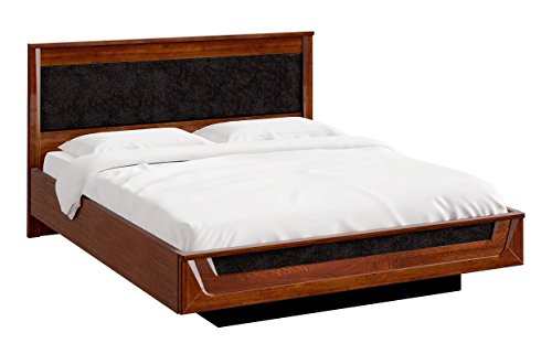 Doppelbett-Gstebett-Lopar-49-inkl-Lattenrost-Farbe-Nuss-Schwarz-teilmassiv-Liegeflche-140-x-200-cm-B-x-L-0 Doppelbett-Gstebett-Lopar-49-inkl-Lattenrost-Farbe-Nuss-Schwarz-teilmassiv-Liegeflche-140-x-200-cm-B-x-L-0