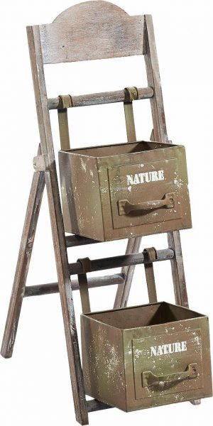 Home affaire Pflanzleiter Gefäss braun Home affaire Pflanzleiter Gefäss braun