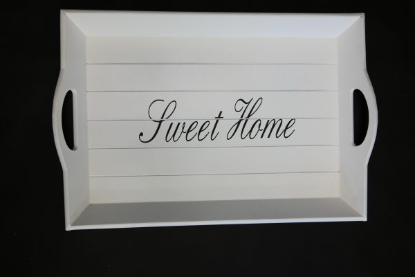 Home affaire Tablett »Sweet Home« weiß Home affaire Tablett »Sweet Home« weiß