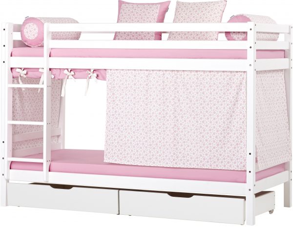 Hoppekids Etagenbett mit Schubkästen »Romantik«-Motiv (Set Hoppekids Etagenbett mit Schubkästen »Romantik«-Motiv (Set