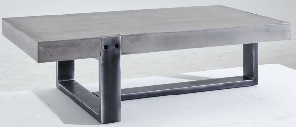 Kasper-Wohndesign Couchtisch Beton / Rohstahl rechteckig schwarz »CORA« schwarz Kasper-Wohndesign Couchtisch Beton / Rohstahl rechteckig schwarz »CORA« schwarz