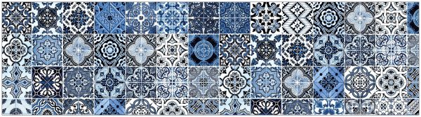 Küchenrückwand »fixy Stefano Fliese« blau 220 cm Küchenrückwand »fixy Stefano Fliese« blau 220 cm