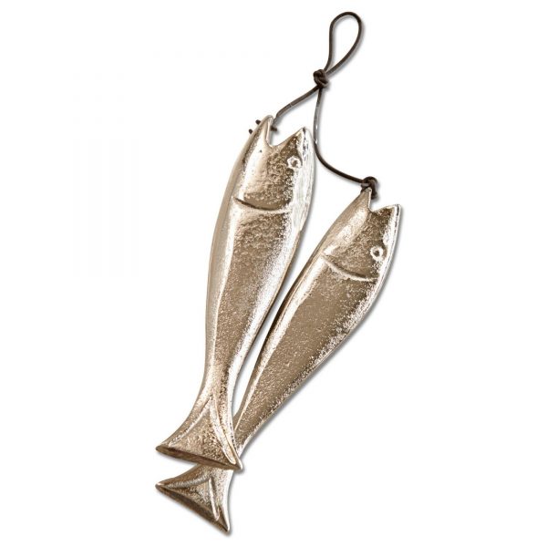 Loberon Deko-Fische 2er-Set »Sardine´s« silberfarben Loberon Deko-Fische 2er-Set »Sardine´s« silberfarben