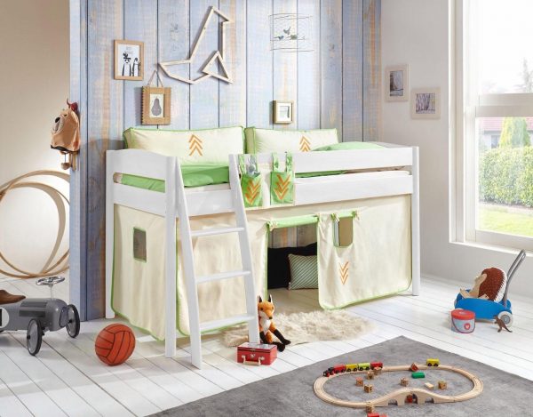 Relita Halbhohes Bett »Michelle« mit Textil-Set Relita Halbhohes Bett »Michelle« mit Textil-Set