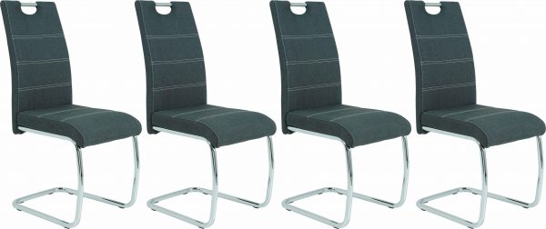Stühle (2 oder 4 Stück) grau Stühle (2 oder 4 Stück) grau