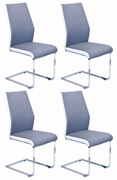 Stühle (4 Stck.) grau Stühle (4 Stck.) grau