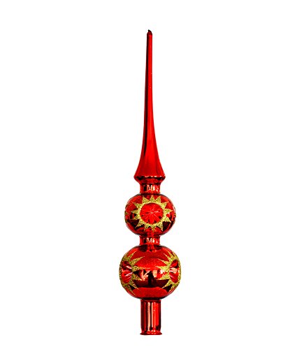 Thringer-Weihnacht-52-050-Weihnachtsbaumspitze-mit-56-cm-Kugeln-6-Reflex-rot-0 Thringer-Weihnacht-52-050-Weihnachtsbaumspitze-mit-56-cm-Kugeln-6-Reflex-rot-0