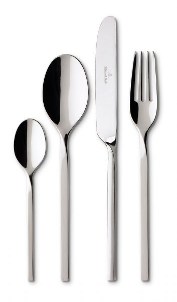 Villeroy & Boch Tafelbesteck 24-teilig »NewWave« silberfarben Villeroy & Boch Tafelbesteck 24-teilig »NewWave« silberfarben