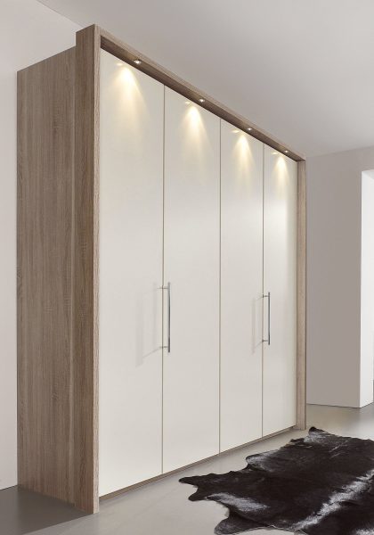WIEMANN Panorama-Falttürenschrank »Loft« mit Glasfront in 3 Breiten braun WIEMANN Panorama-Falttürenschrank »Loft« mit Glasfront in 3 Breiten braun
