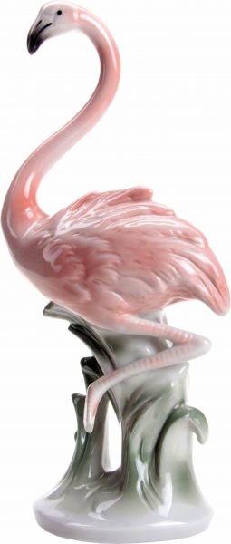 Wagner & Apel Figur »Flamingo« aus Porzellan rosa Wagner & Apel Figur »Flamingo« aus Porzellan rosa