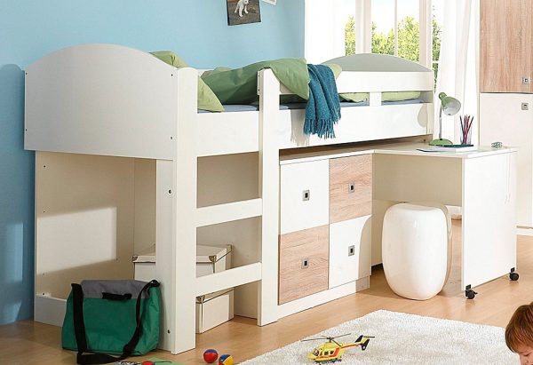 Wimex Halbhohes Bett ´´Split´´ natur Wimex Halbhohes Bett ´´Split´´ natur