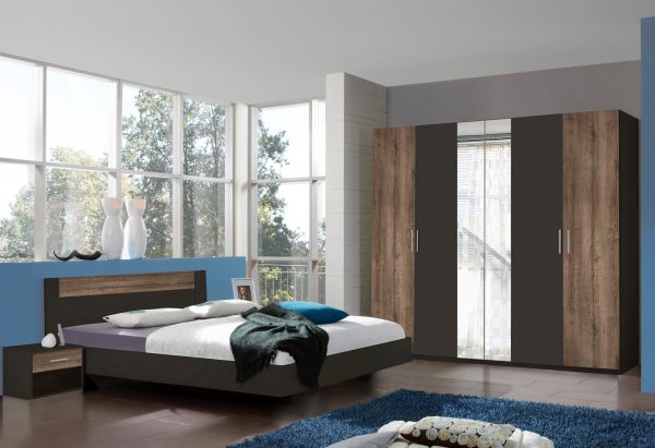 Wimex Schlafzimmer-Set mit Drehtürenschrank (4-tlg.) natur Wimex Schlafzimmer-Set mit Drehtürenschrank (4-tlg.) natur