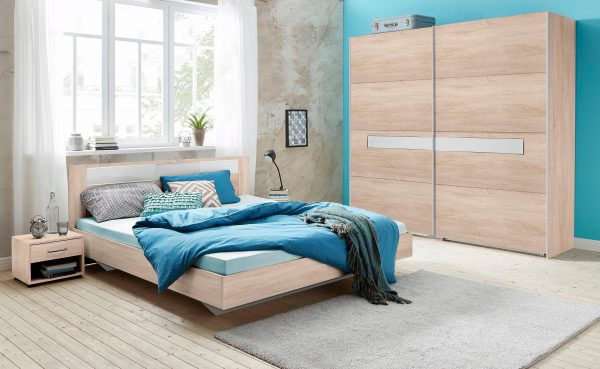 Wimex Schlafzimmer-Set mit Schwebetürenschrank (4-tlg.) natur Wimex Schlafzimmer-Set mit Schwebetürenschrank (4-tlg.) natur