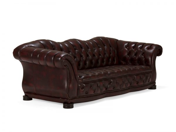 massivum Sofa aus Echtleder »Glasgow « rot