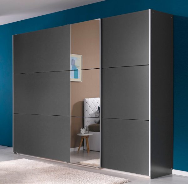 rauch PACK`S Schwebetürenschrank grau rauch PACK`S Schwebetürenschrank grau