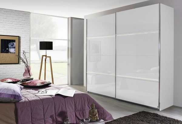 rauch PACK`S Schwebetürenschrank mit LED-Beleuchtung weiß rauch PACK`S Schwebetürenschrank mit LED-Beleuchtung weiß