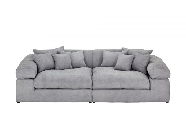 Big Sofa Leanea Big Sofa Leanea-Big Sofa-silber Breite: 276 cm Höhe: 78 cm silber Big Sofa Leanea Big Sofa Leanea-Big Sofa-silber Breite: 276 cm Höhe: 78 cm silber