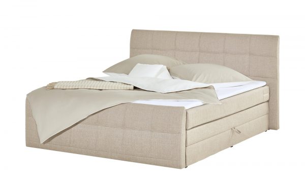 Boxspringbett Earl Boxspringbett Earl-Boxspringbett-beige Breite: 200 cm Höhe: 110 cm beige Boxspringbett Earl Boxspringbett Earl-Boxspringbett-beige Breite: 200 cm Höhe: 110 cm beige