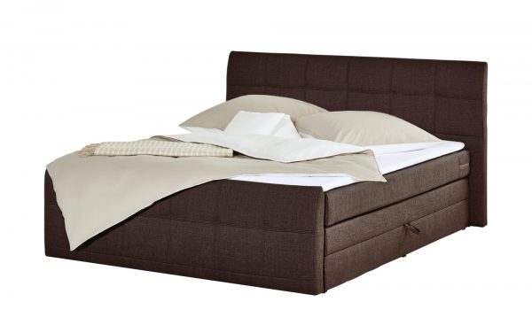 Boxspringbett Earl Boxspringbett Earl-Boxspringbett-braun Breite: 200 cm Höhe: 110 cm braun Boxspringbett Earl Boxspringbett Earl-Boxspringbett-braun Breite: 200 cm Höhe: 110 cm braun