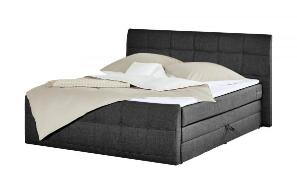 Boxspringbett Earl Boxspringbett Earl-Boxspringbett-grau Breite: 200 cm Höhe: 110 cm grau Boxspringbett Earl Boxspringbett Earl-Boxspringbett-grau Breite: 200 cm Höhe: 110 cm grau