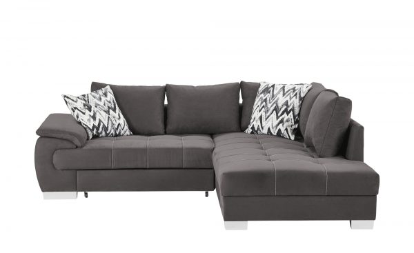 Ecksofa Brenda Ecksofa Brenda-Ecksofa-grau-Materialmix Breite: Höhe: 83 cm grau Ecksofa Brenda Ecksofa Brenda-Ecksofa-grau-Materialmix Breite: Höhe: 83 cm grau
