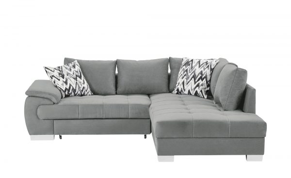 Ecksofa Brenda Ecksofa Brenda-Ecksofa-silber-Materialmix Breite: Höhe: 83 cm silber Ecksofa Brenda Ecksofa Brenda-Ecksofa-silber-Materialmix Breite: Höhe: 83 cm silber