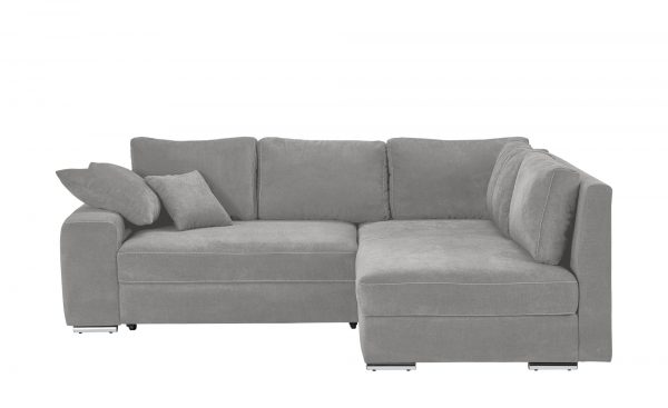 Ecksofa Kaila Deluxe Ecksofa Kaila Deluxe-Ecksofa-grau-Materialmix Breite: Höhe: 90 cm grau Ecksofa Kaila Deluxe Ecksofa Kaila Deluxe-Ecksofa-grau-Materialmix Breite: Höhe: 90 cm grau