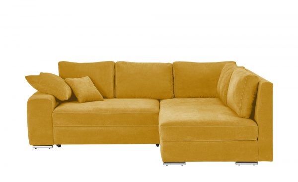 Ecksofa Kaila Deluxe Ecksofa Kaila Deluxe-Ecksofa-gelb-Materialmix Breite: Höhe: 90 cm gelb Ecksofa Kaila Deluxe Ecksofa Kaila Deluxe-Ecksofa-gelb-Materialmix Breite: Höhe: 90 cm gelb