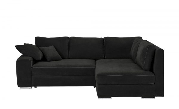 Ecksofa Kaila Deluxe Ecksofa Kaila Deluxe-Ecksofa-schwarz-Materialmix Breite: Höhe: 90 cm schwarz Ecksofa Kaila Deluxe Ecksofa Kaila Deluxe-Ecksofa-schwarz-Materialmix Breite: Höhe: 90 cm schwarz