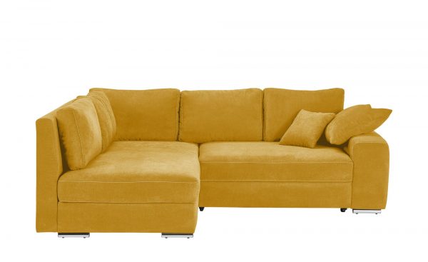 Ecksofa Kaila Deluxe Ecksofa Kaila Deluxe-Ecksofa-gelb-Materialmix Breite: Höhe: 90 cm gelb Ecksofa Kaila Deluxe Ecksofa Kaila Deluxe-Ecksofa-gelb-Materialmix Breite: Höhe: 90 cm gelb