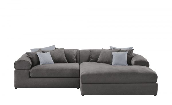 Ecksofa Leanea Ecksofa Leanea-Ecksofa-grau Breite: Höhe: 81 cm grau Ecksofa Leanea Ecksofa Leanea-Ecksofa-grau Breite: Höhe: 81 cm grau