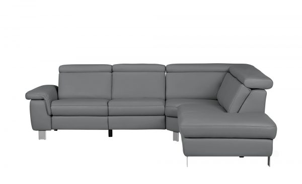 Ecksofa aus Leder Aruba Ecksofa aus Leder Aruba-Ecksofa aus Leder-grau Breite: Höhe: 81 cm grau Ecksofa aus Leder Aruba Ecksofa aus Leder Aruba-Ecksofa aus Leder-grau Breite: Höhe: 81 cm grau