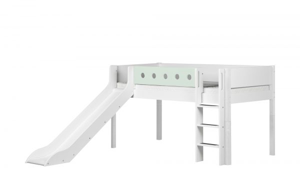 FLEXA Halbhohes Bett mit Rutsche Flexa White FLEXA Halbhohes Bett mit Rutsche Flexa White-Halbhohes Bett mit Rutsche-FLEXA-weiß Breite: 250 cm Höhe: 120 cm weiß FLEXA Halbhohes Bett mit Rutsche Flexa White FLEXA Halbhohes Bett mit Rutsche Flexa White-Halbhohes Bett mit Rutsche-FLEXA-weiß Breite: 250 cm Höhe: 120 cm weiß