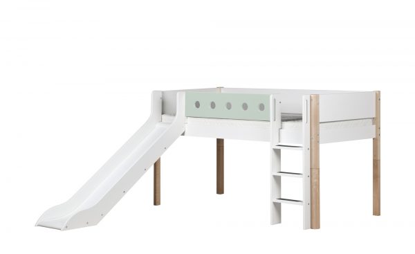 FLEXA Halbhohes Bett mit Rutsche Flexa White FLEXA Halbhohes Bett mit Rutsche Flexa White-Halbhohes Bett mit Rutsche-FLEXA-weiß Breite: 250 cm Höhe: 120 cm weiß FLEXA Halbhohes Bett mit Rutsche Flexa White FLEXA Halbhohes Bett mit Rutsche Flexa White-Halbhohes Bett mit Rutsche-FLEXA-weiß Breite: 250 cm Höhe: 120 cm weiß